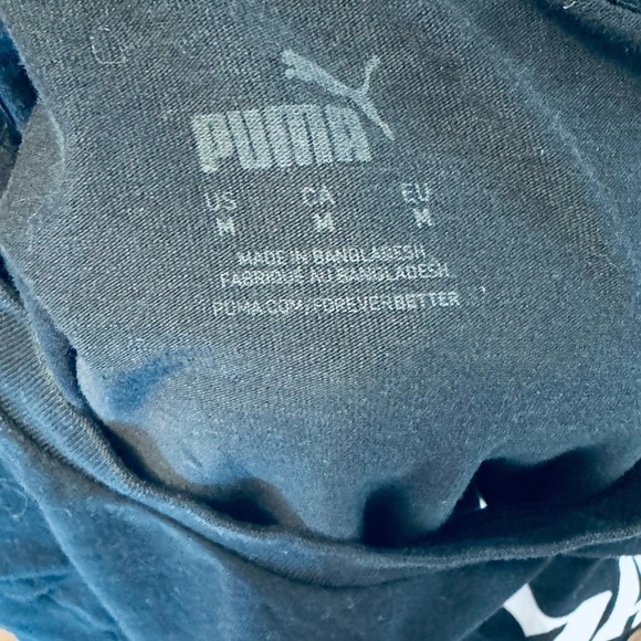 PUMA Women's Essentials Slim Logo Cropped T-shirt Black - Picture 10 of 13